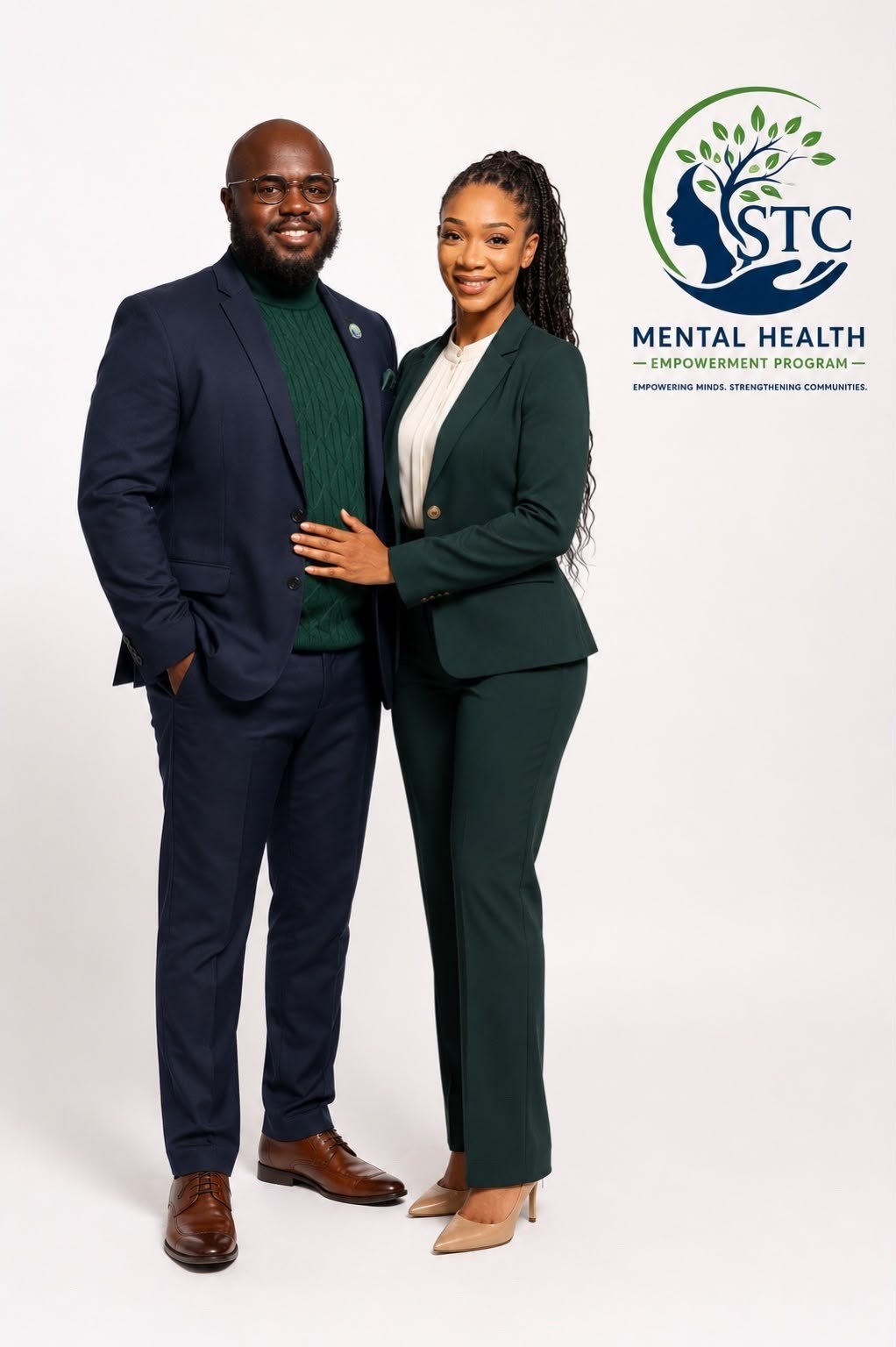 Victor and Alanna Searcy, founders of the STC Mental Health Awareness & Empowerment Program